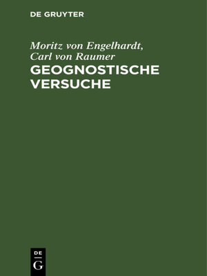 cover image of Geognostische Versuche